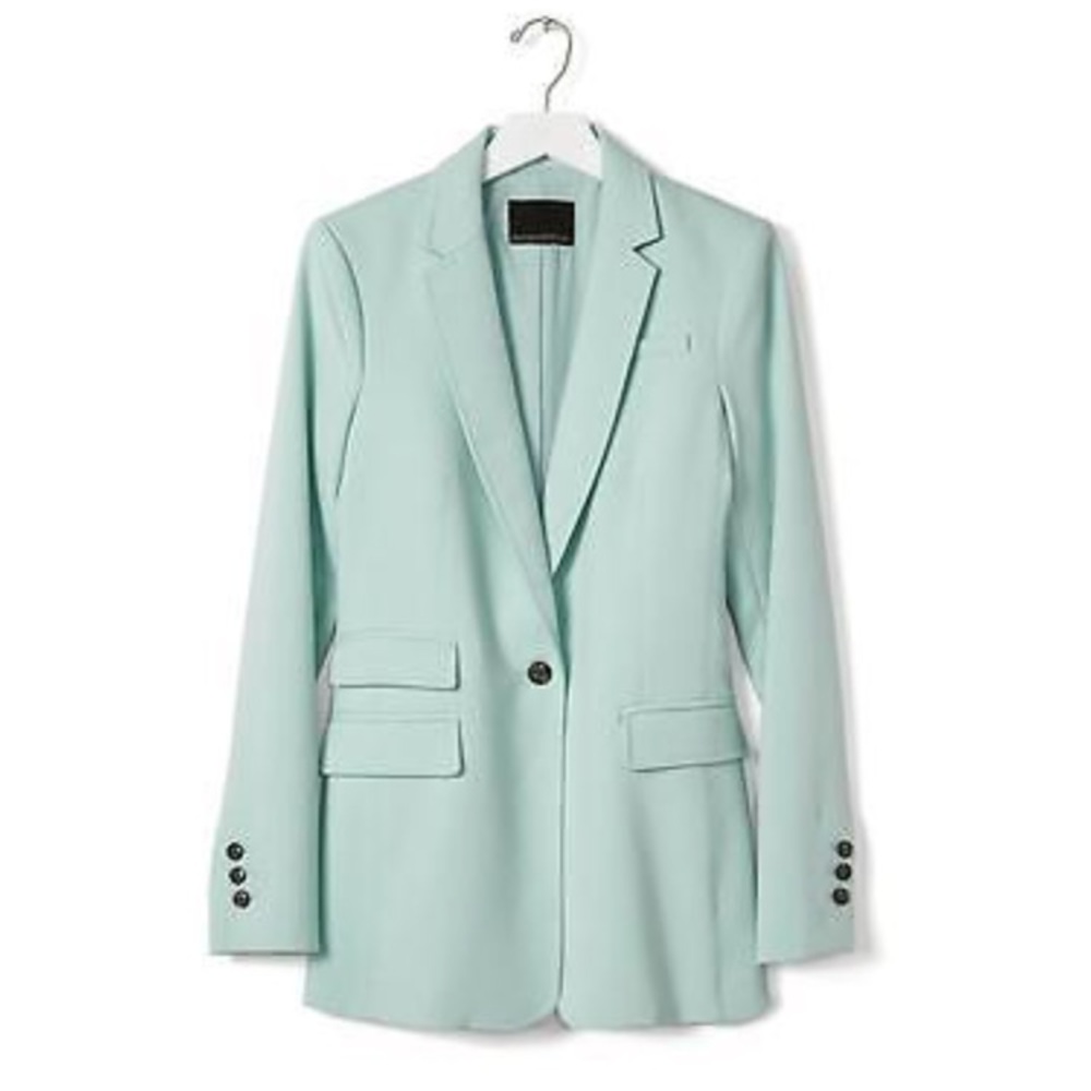 Banana Republic Blue/Mint Blazer